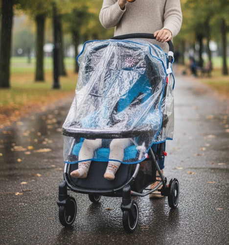 Universal stroller rain - , cover
