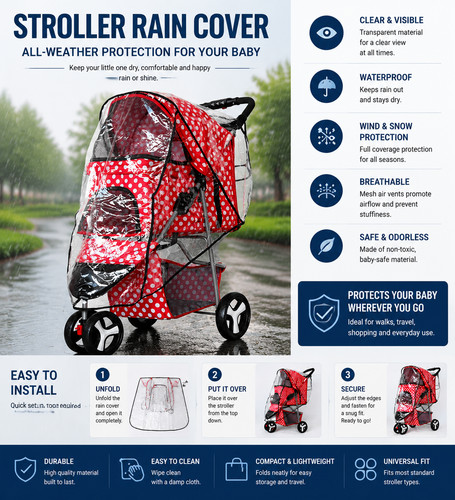 Universal rain cover for - rain,