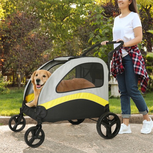 Premium large dog stroller pet - premium,