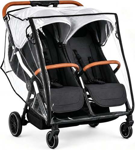Double pram rain cover - pram,
