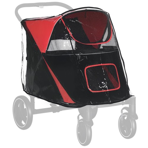 Pawhut dog stroller rain - dog,